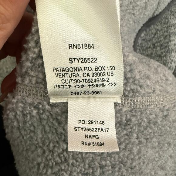 Patagonia 1/4 zip Better Sweater pullover nickle forge grey pocket 2x size XXL - Picture 6 of 12